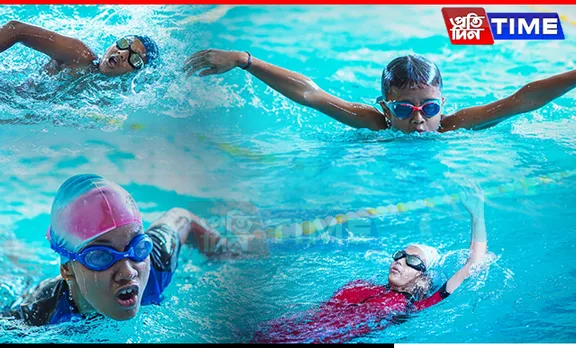 Assam down town University Hosts Successful Swimming Championship